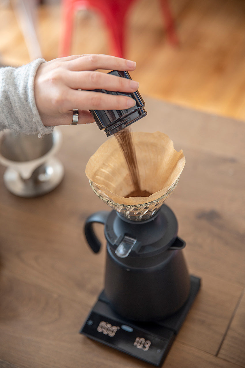 Hario V60 Coffee Filter Papers Size 01 - Brown - (100 Pack Boxed)