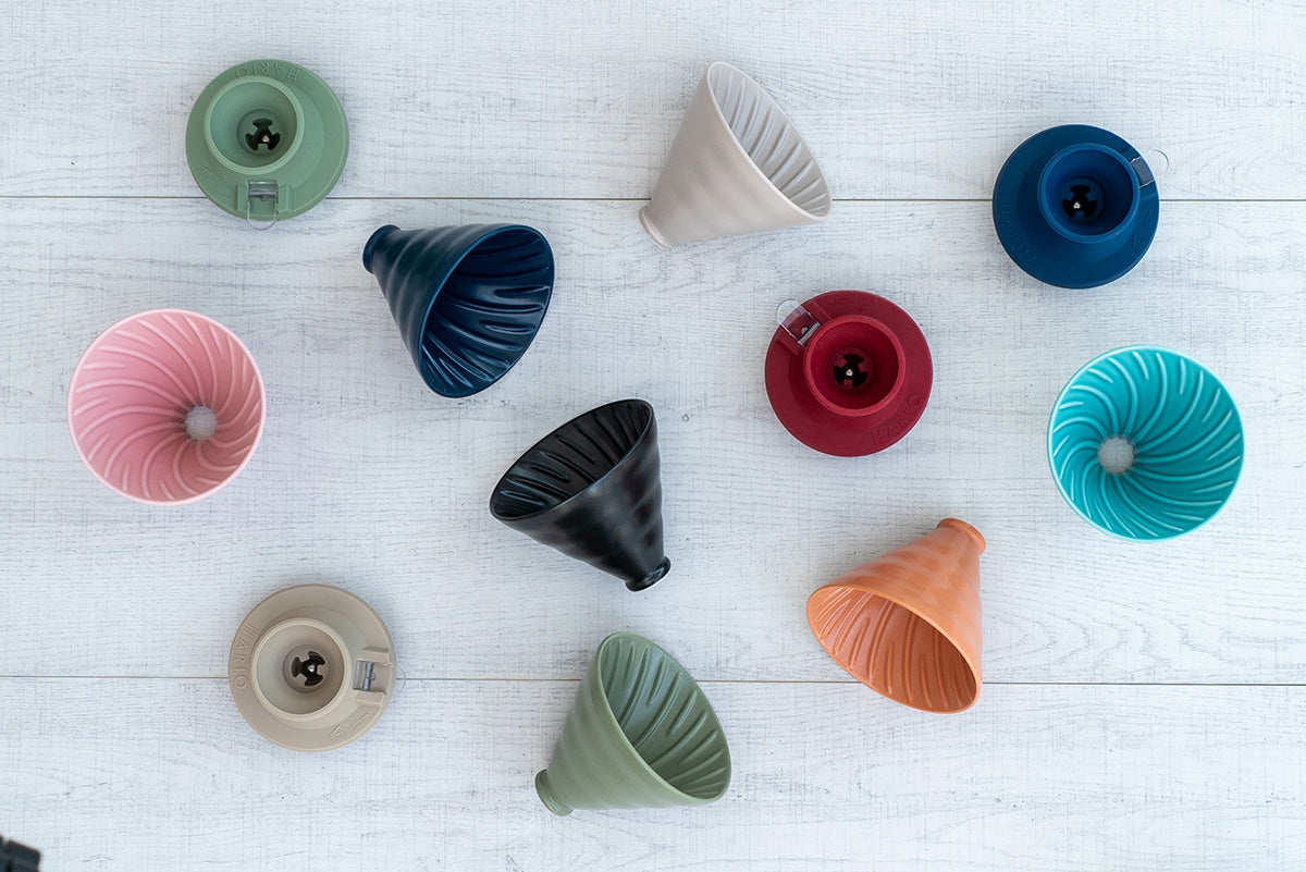 Hario V60 Switch & Match Ceramic Dripper Size 02 (Matte Pink)