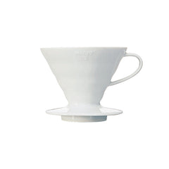 Hario V60 Ceramic Coffee Dripper White (Size 02)